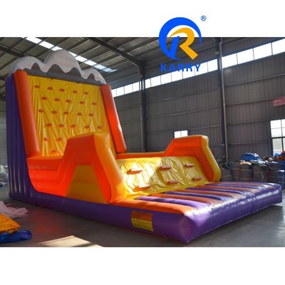 14 años de edad personalizado color inflable pared de escalada de roca para el deporte juego personalizado