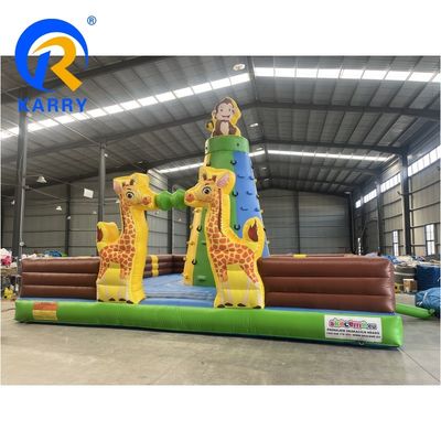 Juegos de Parques de Atracciones Juego Inflable de Alpinismo con Blower y Color Personalizado
