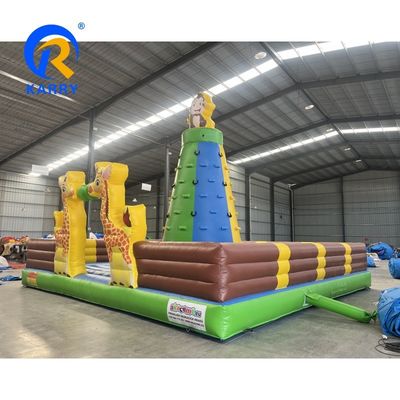 Juegos de Parques de Atracciones Juego Inflable de Alpinismo con Blower y Color Personalizado
