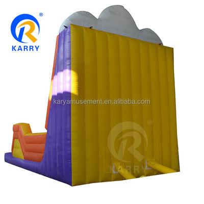 Juegos de construcción de equipos Inflable Escalada en roca Montaña de pared con material de PVC duradero