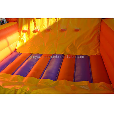 Juegos de construcción de equipos Inflable Escalada en roca Montaña de pared con material de PVC duradero
