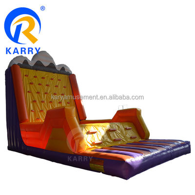 Juegos de construcción de equipos Inflable Escalada en roca Montaña de pared con material de PVC duradero