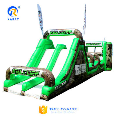 Curso de obstáculos inflables impreso para alquilar Ultimate Survivor Challenge