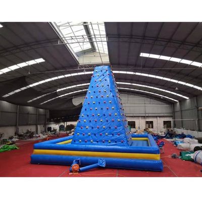 0.55mm PVC Tarpaulin pared de escalada artificial ideal para actividades deportivas con soplador