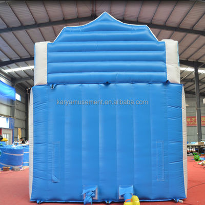 Deslizamiento de agua inflable de color personalizado para la diversión en el lago polar Capacidad máxima 100-500 kg