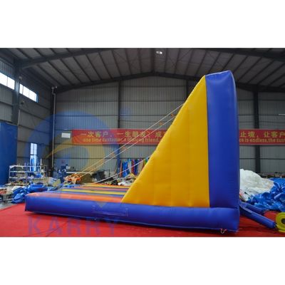 Actividades de patio de juegos al aire libre Juego de muros de escalada de colinas inflable para el desarrollo de equipos