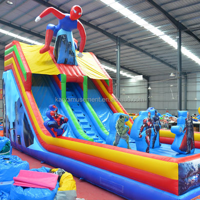 Deslizamiento de agua de 2 carriles para patios de juegos grandes
