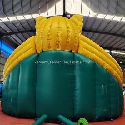 Color personalizado de PVC con tema de elefante Inflatable Parque acuático combo tobogán para parque infantil