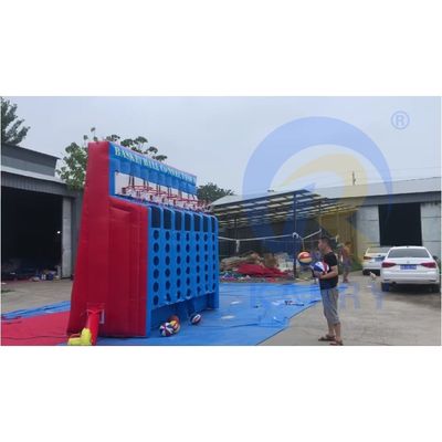 Baloncesto inflables juego de tiro Baloncesto conectar 4 en una fila inflables con soplador