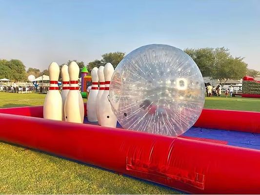 Juguetes deportivos de plástico inflables Zorb Ball para adultos en el juego acuático al aire libre