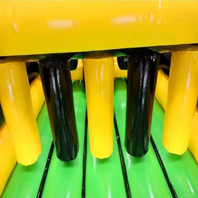 Curso de obstáculos inflables de 30' para adultos y niños Desafío de salto de carrera personalizado