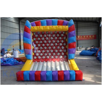 Juego de deportes con hinchazón de color naranja personalizado para la diversión familiar de carnaval