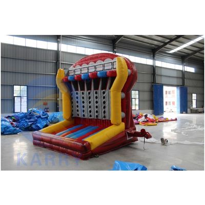 Juego de deportes con hinchazón de color naranja personalizado para la diversión familiar de carnaval