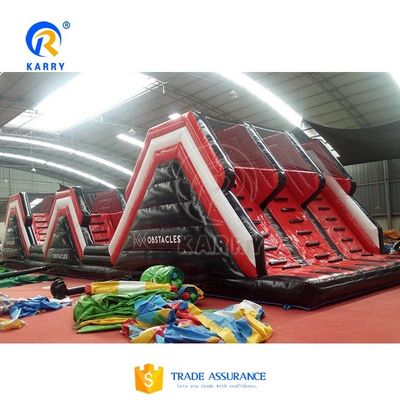 Desafío de carrera Casa de salto 5K inflable Equipo de obstáculos para adultos