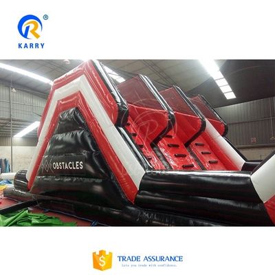 Desafío de carrera Casa de salto 5K inflable Equipo de obstáculos para adultos