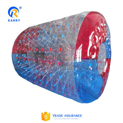 Coloridos TPU Zorb Ball Rollers de agua Inflables Juegos divertidos de rollers para adultos y niños