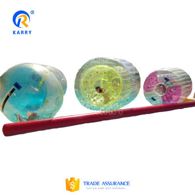 1.2m/1.5m/1.8m Colorido Pvc Inflatable Zorb Roller de agua para Parque de atracciones Juegos divertidos