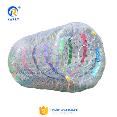 1.2m/1.5m/1.8m Colorido Pvc Inflatable Zorb Roller de agua para Parque de atracciones Juegos divertidos