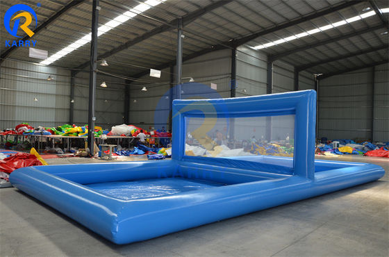 Parque de deportes inflables para adolescentes y adultos en el campo de voleibol portátil