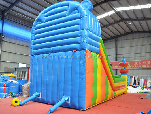 Salto comercial de 29 pies Mickey Park Deslizador inflable para el negocio de alquiler de fiestas