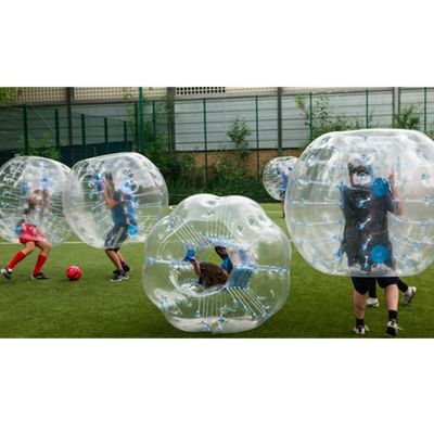 CE 220v o 110v juguete inflable PVC/TPU de 1,5m de diámetro Transparente parachoques para niños