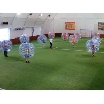 CE 220v o 110v juguete inflable PVC/TPU de 1,5m de diámetro Transparente parachoques para niños