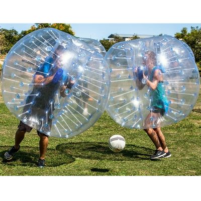 CE 220v o 110v juguete inflable PVC/TPU de 1,5m de diámetro Transparente parachoques para niños