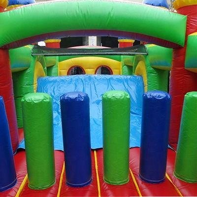 Portátil 68ft inflables saltador castillo obstáculo para niños y adultos con soplador