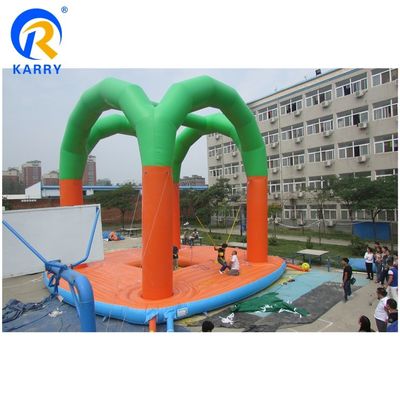 Logotipo personalizado Impreso Jumper de trampolín de bungee inflable para niños y adultos