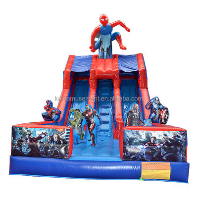 Deslizador inflable para niños Juego Comercial PVC Deslizador de salto inflable al aire libre