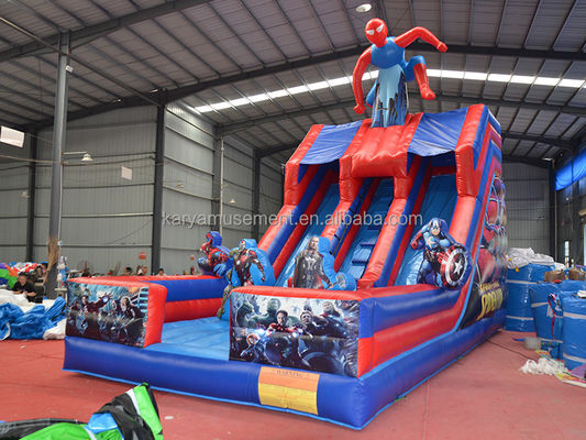Deslizador inflable para niños Juego Comercial PVC Deslizador de salto inflable al aire libre