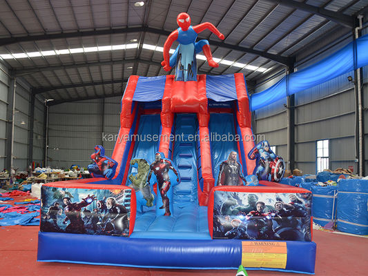 Deslizador inflable para niños Juego Comercial PVC Deslizador de salto inflable al aire libre