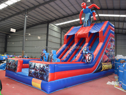 Deslizador inflable para niños Juego Comercial PVC Deslizador de salto inflable al aire libre