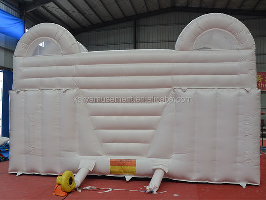 Deslizamiento interior niño blanco casa de rebote para la fiesta de la boda inflables castillo de rebote combo