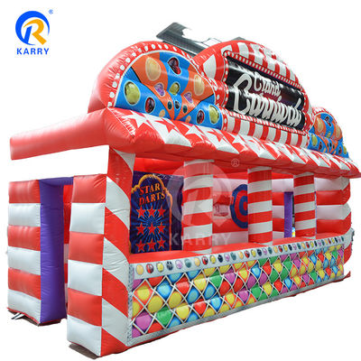 Características PORTABLE Carnaval inflables para el parque de atracciones Juego deportivo interactivo
