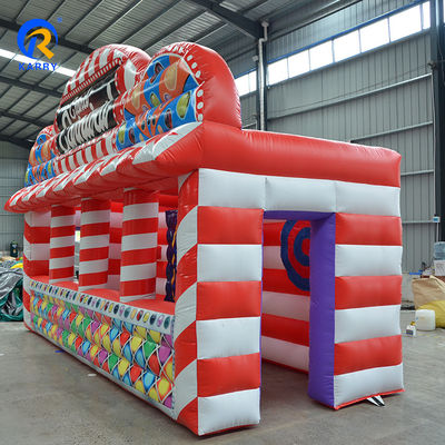 Características PORTABLE Carnaval inflables para el parque de atracciones Juego deportivo interactivo