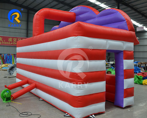 Características PORTABLE Carnaval inflables para el parque de atracciones Juego deportivo interactivo