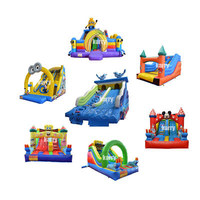 Interior o exterior inflables pequeños dibujos animados para niños con color personalizado y logotipo