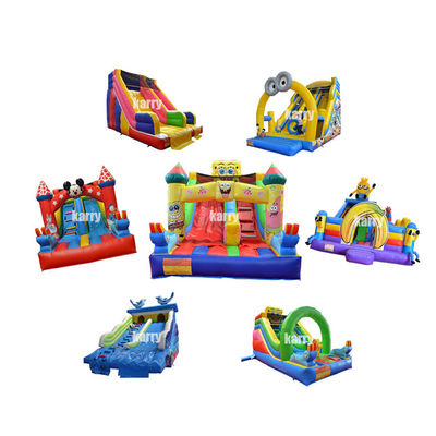 Interior o exterior inflables pequeños dibujos animados para niños con color personalizado y logotipo