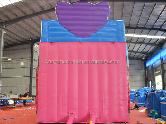 Equipo de reparación de sopladores Bolsa de paquete incluida 9x4.5m tobogán inflable para la fiesta de niños