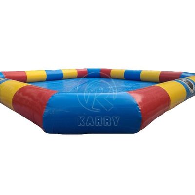 Entretenimiento acuático patio trasero piscina inflable Disfrute de botes con parachoques o bolas de agua