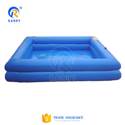 Entretenimiento acuático patio trasero piscina inflable Disfrute de botes con parachoques o bolas de agua