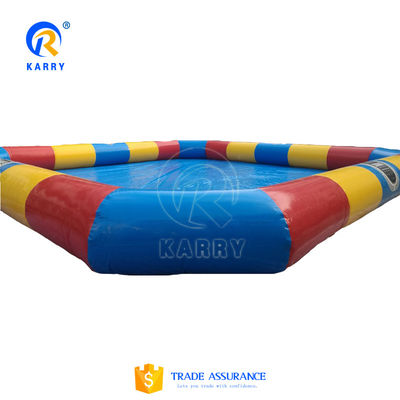 Entretenimiento acuático patio trasero piscina inflable Disfrute de botes con parachoques o bolas de agua