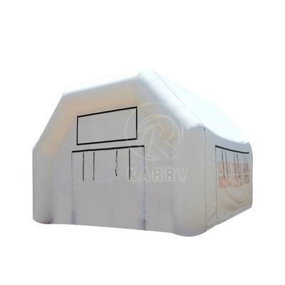 Tienda inflada blanca Tienda de lujo grande para fiestas de negocios Alquiler y eventos