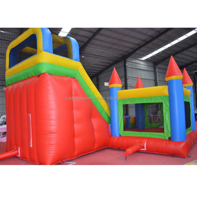 Características PORTABLE PVC Rojo N Azul Castillo inflable con piscina N Slide Bouncer House