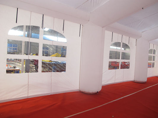 20*10m tienda de bodas blanca inflable personalizada para patios y patios al aire libre
