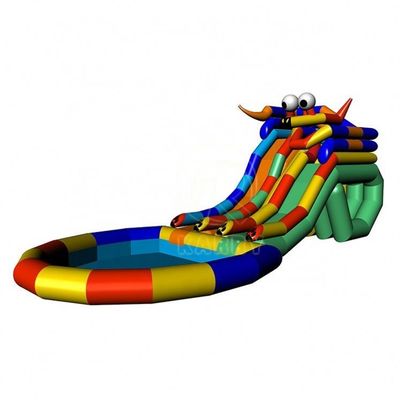 0Piscina de lona de PVC de.9 mm inflada para actividades acuáticas infantiles