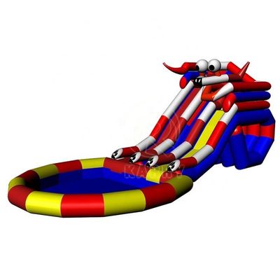 0Piscina de lona de PVC de.9 mm inflada para actividades acuáticas infantiles
