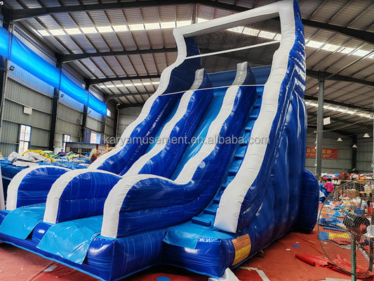 Parque acuático inflable de tamaño pequeño con doble deslizamiento N deslizamiento Entretenimiento acuático interior y exterior