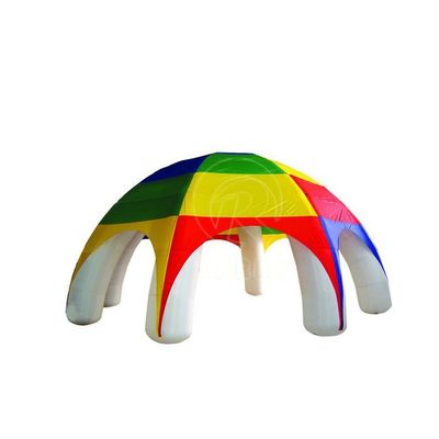 Publicidad personalizada Tienda de cúpula inflable con impresión y accesorios pintados a mano